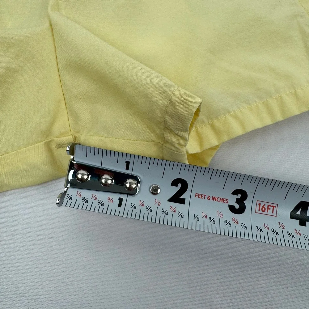 VTG Nautica Men's Yellow Swim Trunks Beach Retro Hipster‎ 38W Size XL